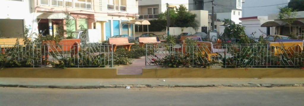 jardins publics à Dakar