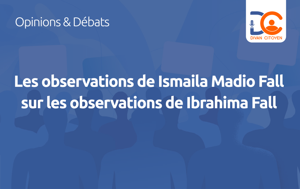 erreurs d'appréciation du Pr Ibrahima Fall
