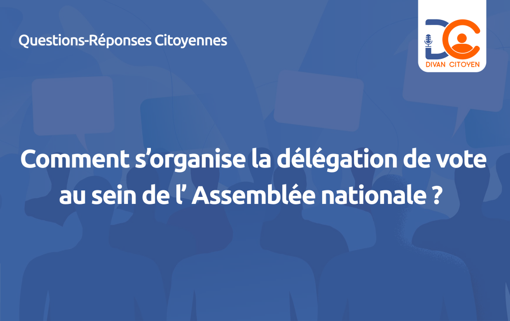 délégation de vote à l'Assemblée nationale