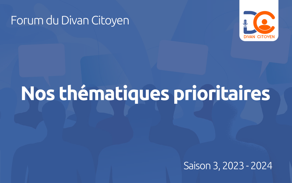 thématiques prioritaires divan citoyen
